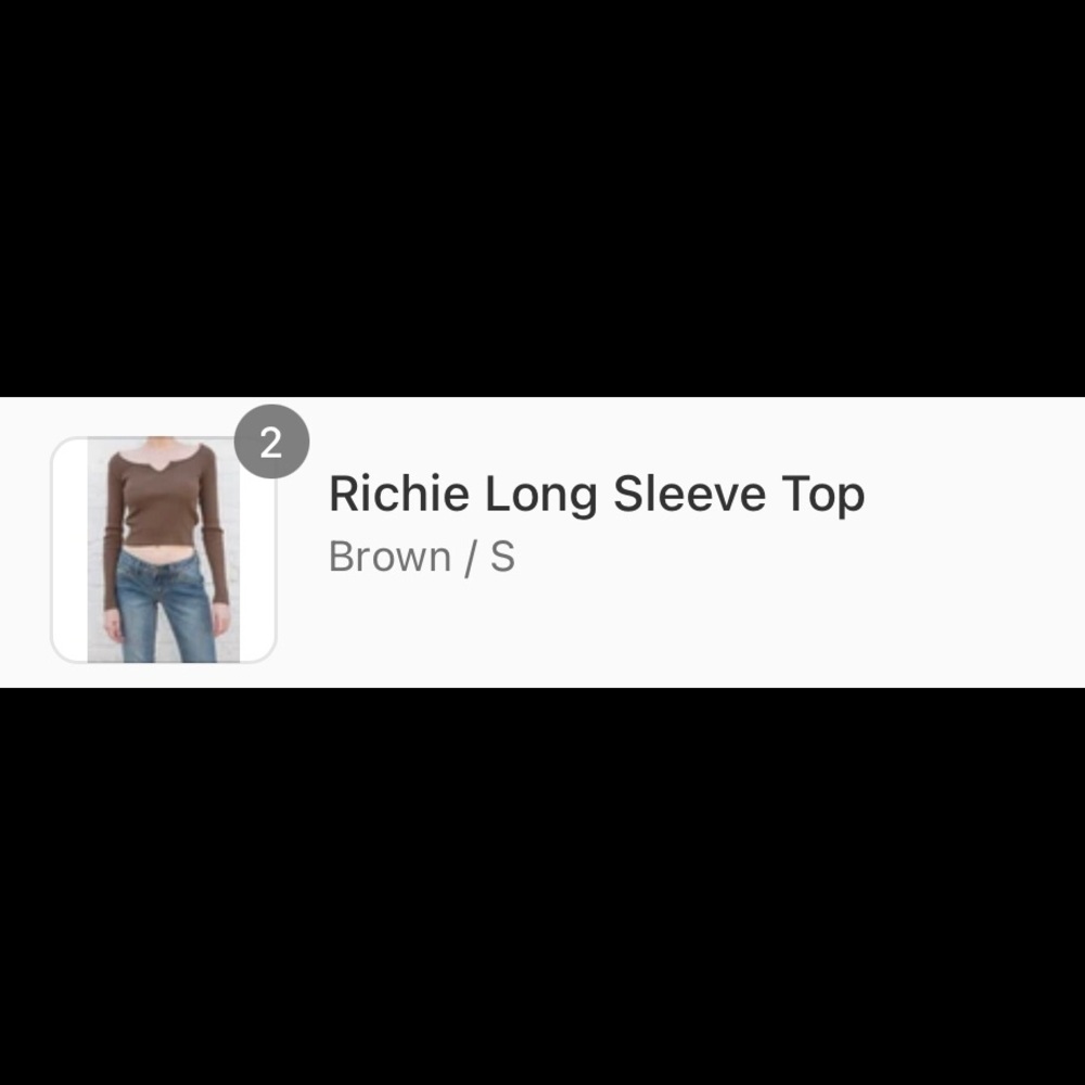 Brown Riche top - Picture 2 of 2